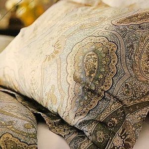 NWOT Pottery Barn Duvet Cover (king) + shams